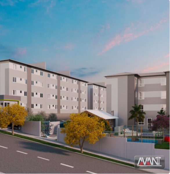 Apartamento 2 quatos com area privativa - Nacional