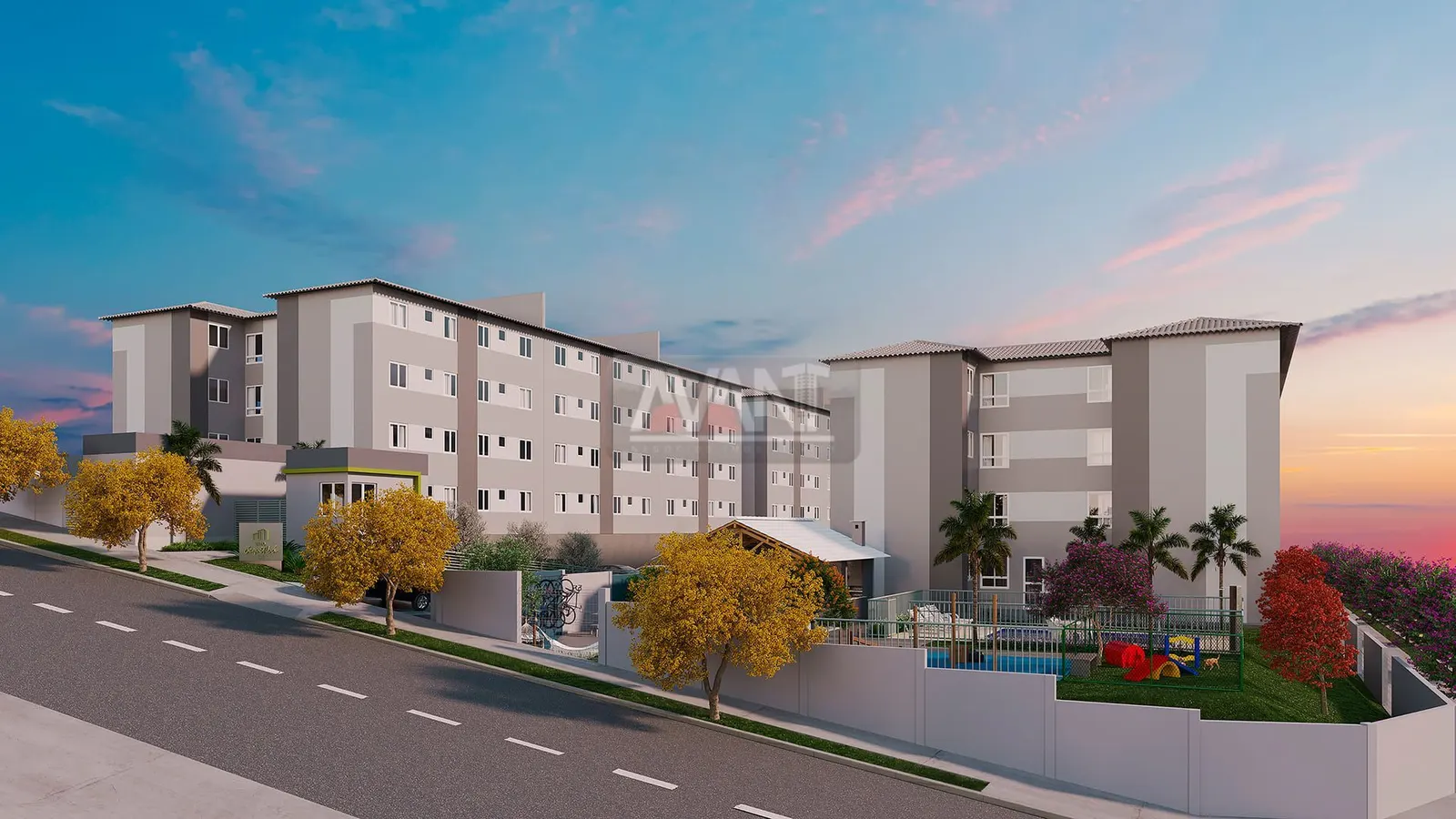 Apartamento 2 quartos com área privativa -Nacional